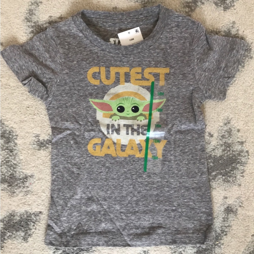 Star Wars Mandalorian The Child Tshirt Size 18 Months